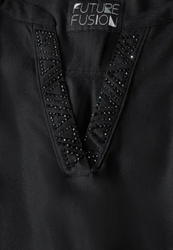 Bluse mit Glitzer-Details