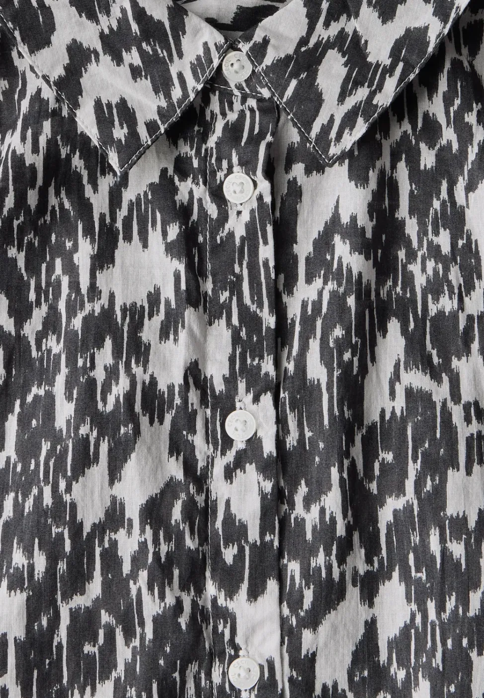 Bluse mit Minimal Print