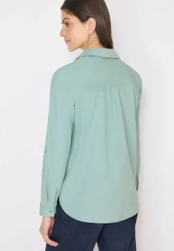 Bluse mit Turn-Up