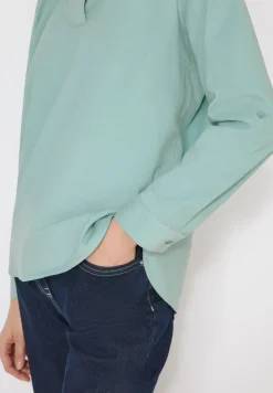 Bluse mit Turn-Up