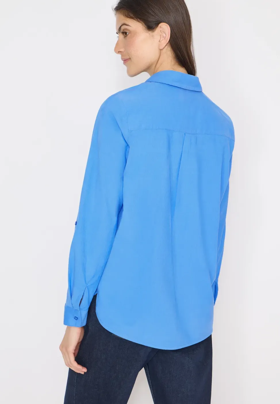 Bluse mit Turn-Up