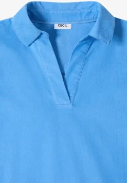 Bluse mit Turn-Up