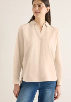 Bluse mit Turn-Up