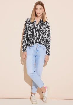 Bluse im Mustermix