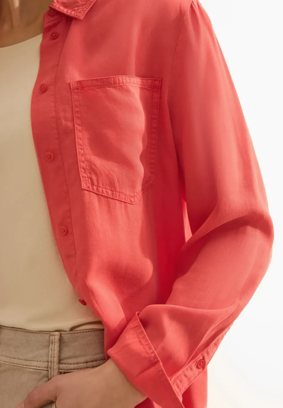 Bluse im Washed-Look