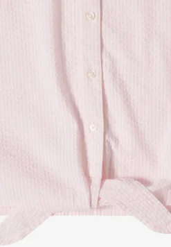 Bluse in Seersucker Qualität