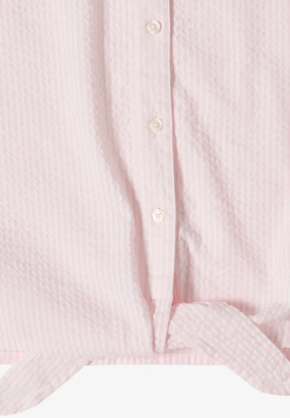 Bluse in Seersucker Qualität