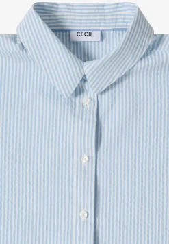 Bluse in Seersucker Qualität