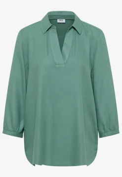 Bluse in Unifarbe