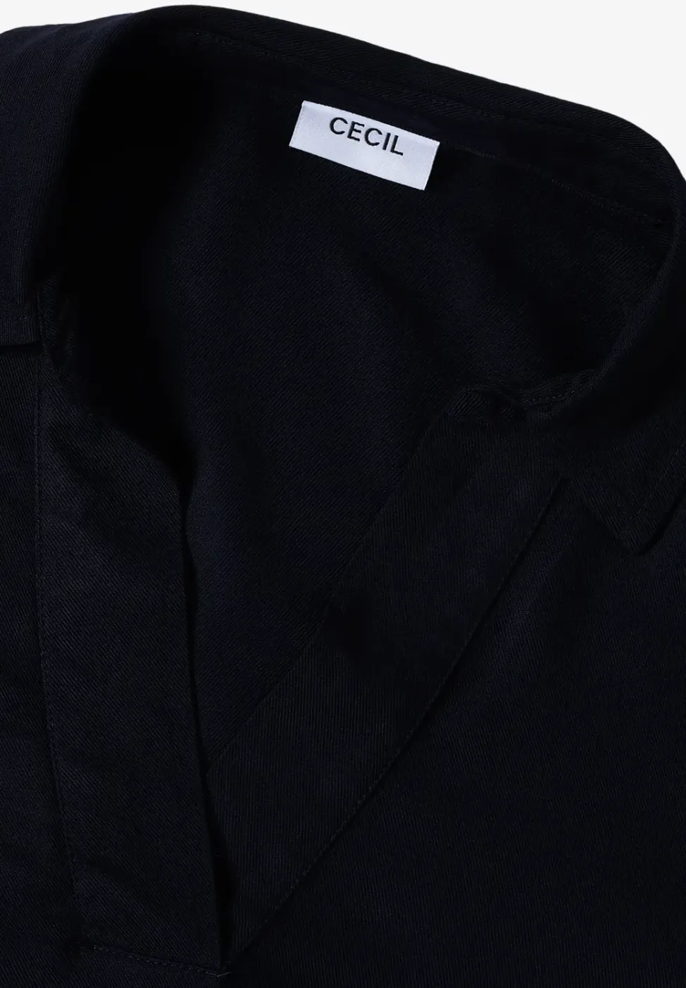 Bluse in Unifarbe