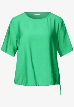 Bluse in Unifarbe