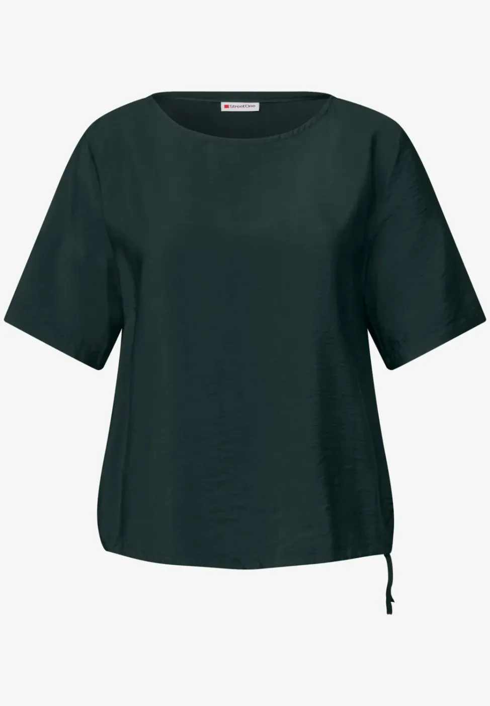 Bluse in Unifarbe