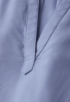 Bluse in Unifarbe