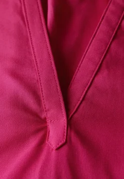 Bluse in Unifarbe