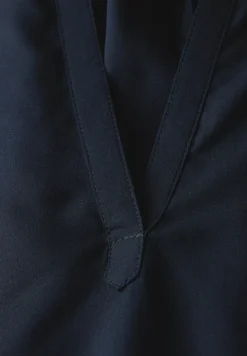 Bluse in Unifarbe