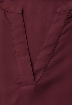Bluse in Unifarbe