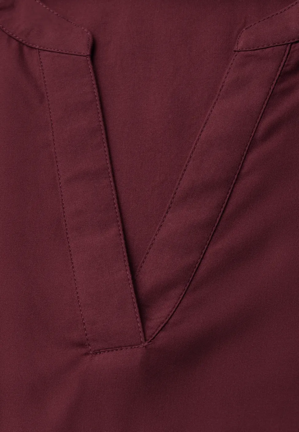 Bluse in Unifarbe