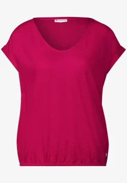 Bluse in Unifarbe