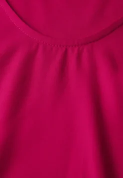 Bluse in Unifarbe