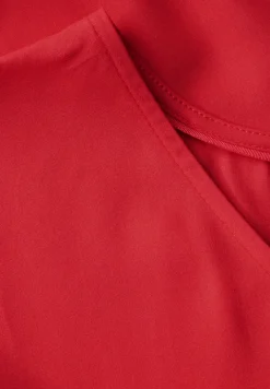 Bluse in Unifarbe