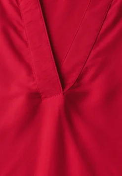Bluse in Unifarbe