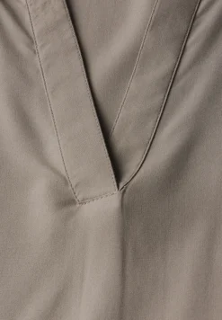 Bluse in Unifarbe