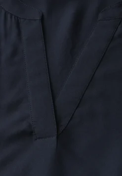Bluse in Unifarbe