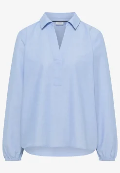 Bluse in Unifarbe