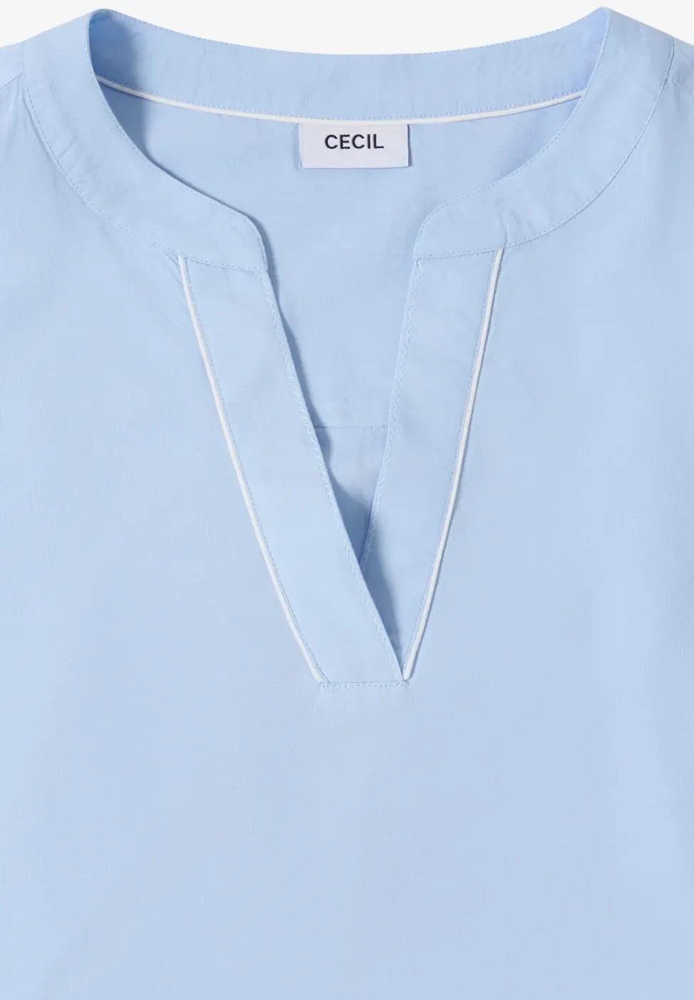 Bluse in Unifarbe
