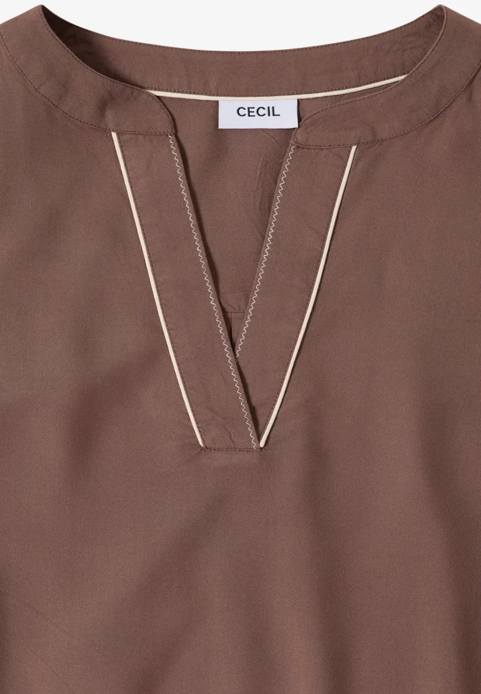Bluse in Unifarbe