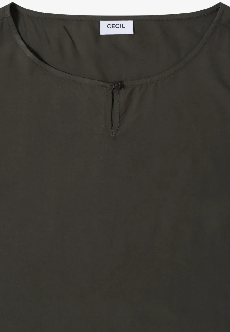 Bluse in Unifarbe