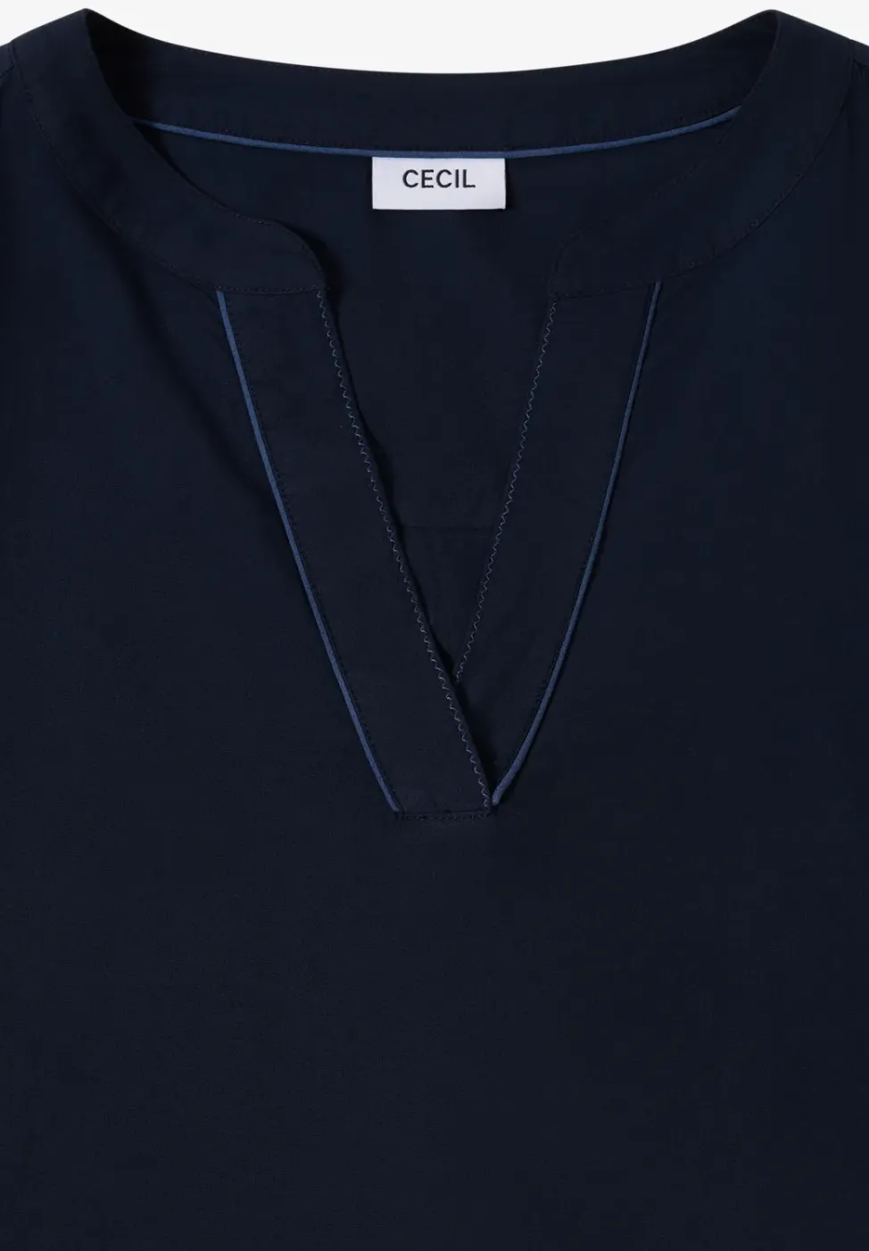 Bluse in Unifarbe