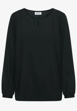 Bluse in Unifarbe