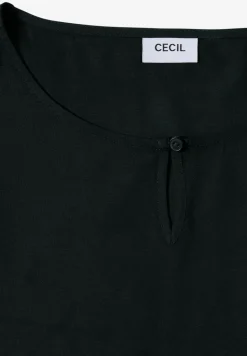 Bluse in Unifarbe