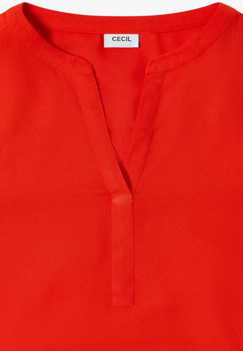 Bluse in Unifarbe