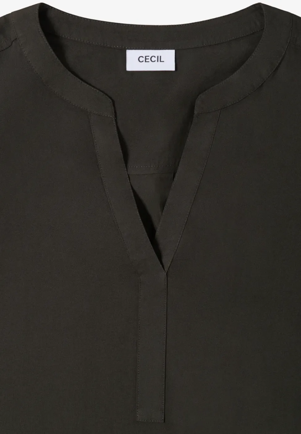 Bluse in Unifarbe