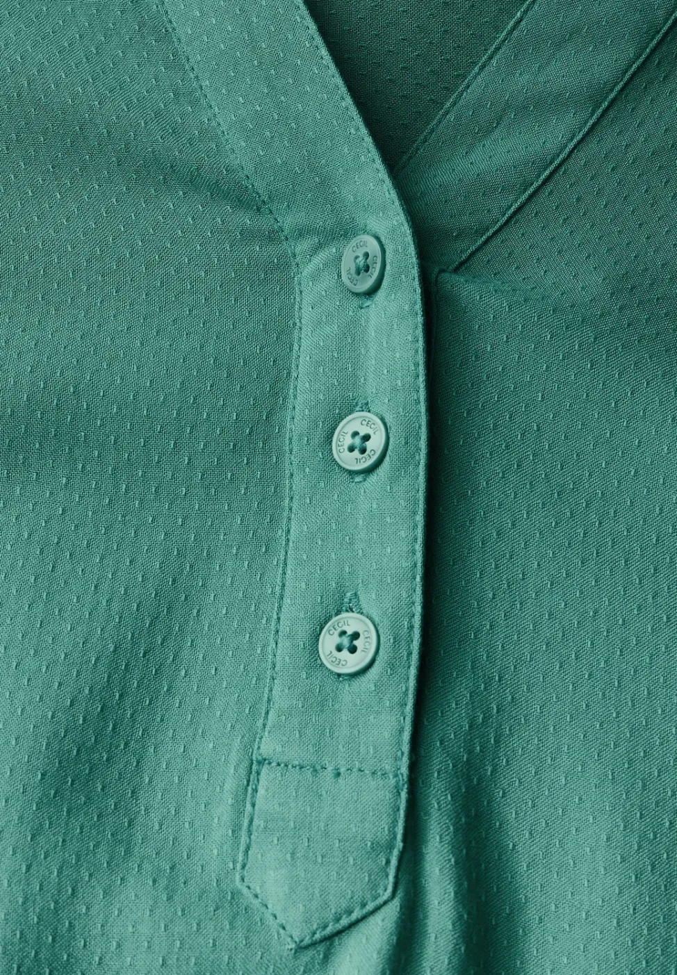 Bluse in Unifarbe