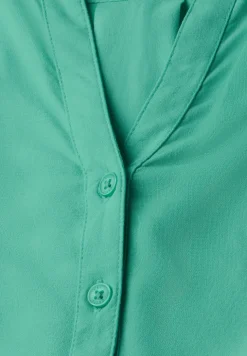 Bluse in Unifarbe