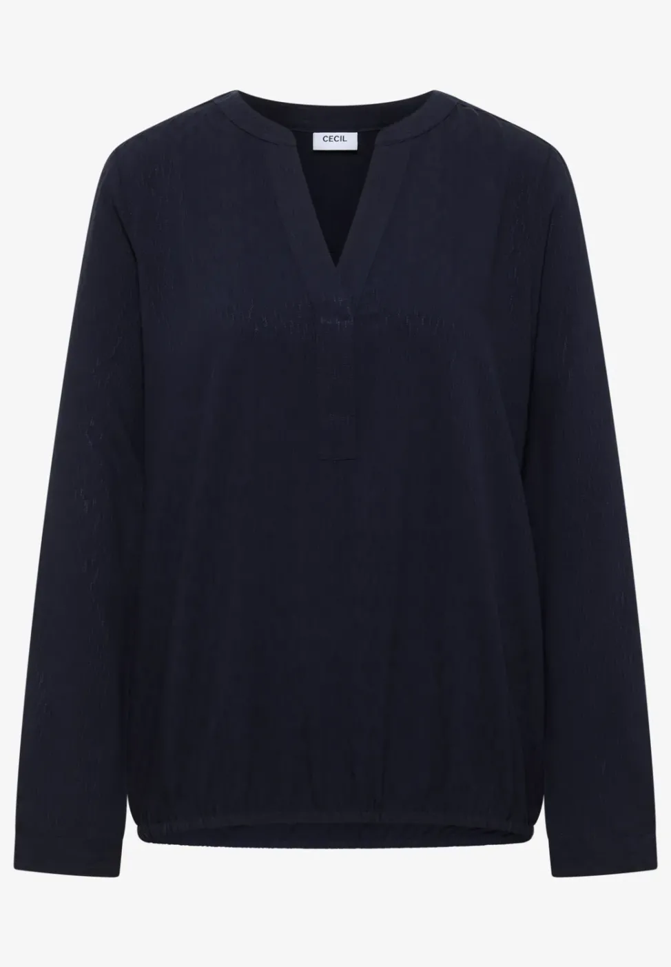 Bluse in Unifarbe
