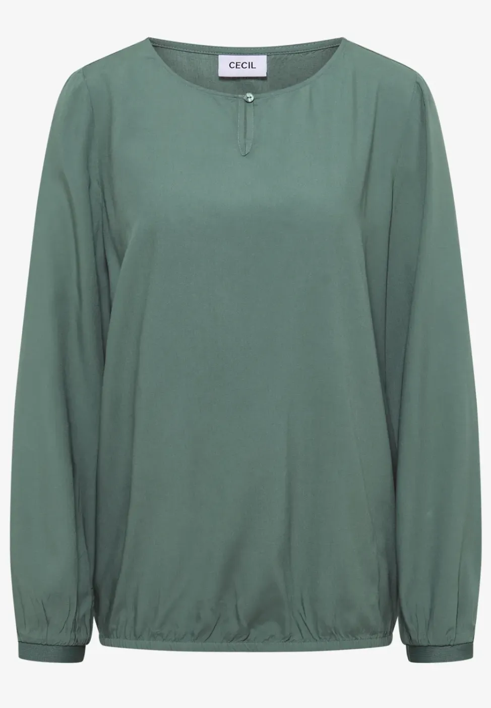 Bluse in Unifarbe