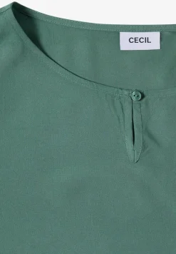 Bluse in Unifarbe