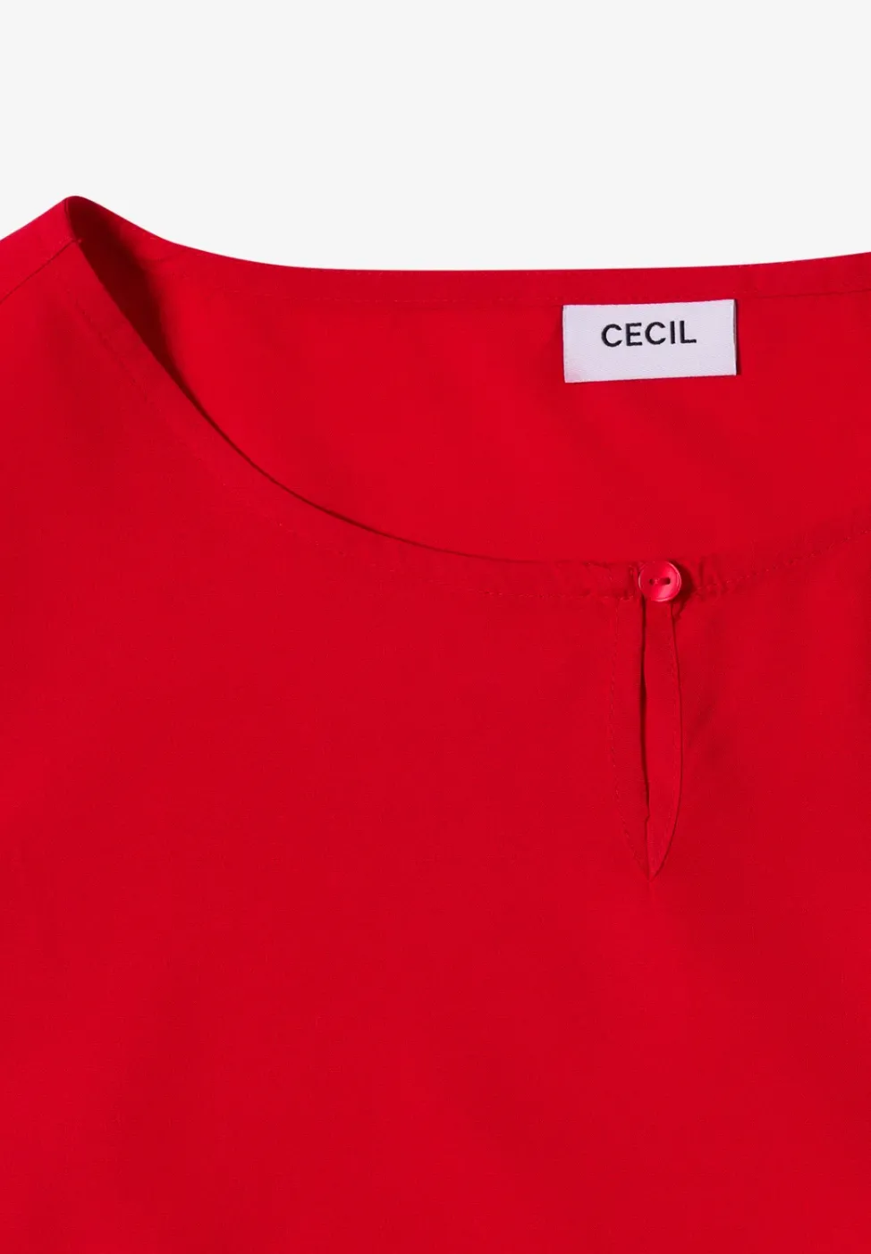 Bluse in Unifarbe