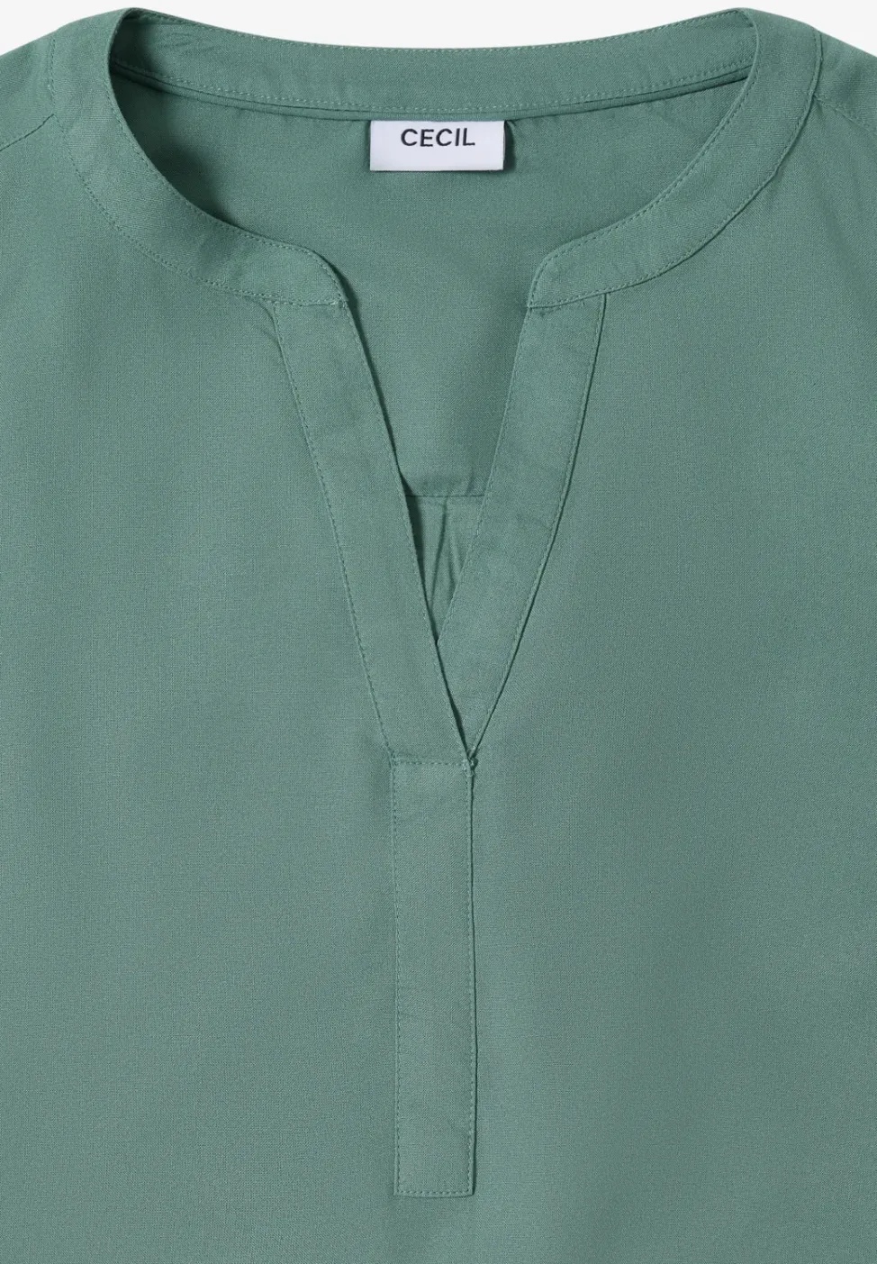 Bluse in Unifarbe