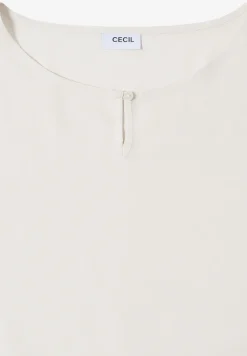 Bluse in Unifarbe