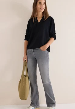Bluse in Unifarbe