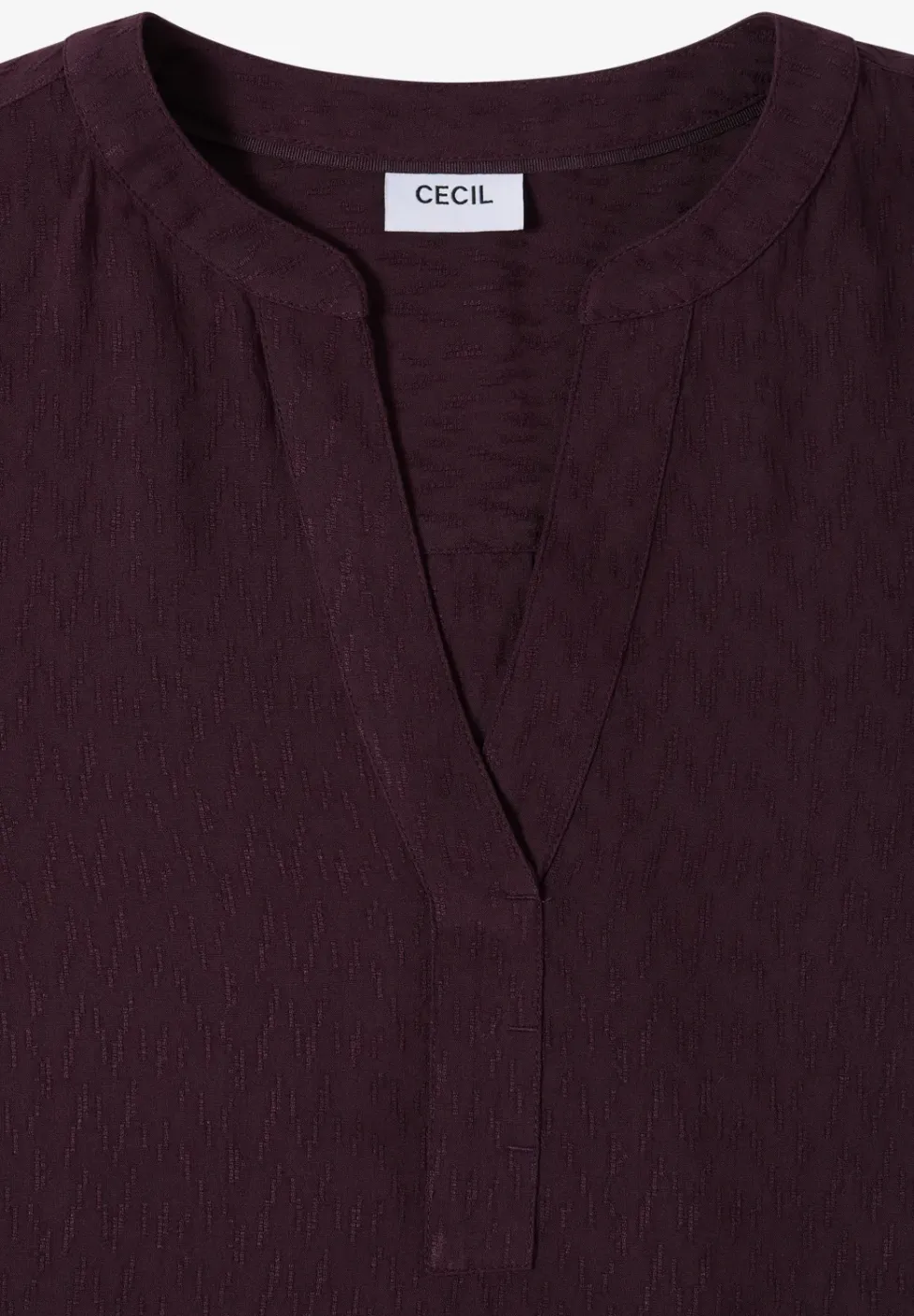 Bluse in Unifarbe