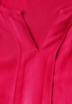Bluse in Unifarbe