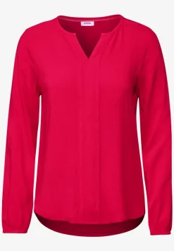 Bluse in Unifarbe
