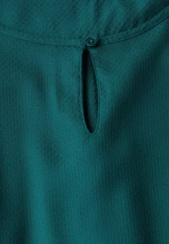 Bluse in Unifarbe