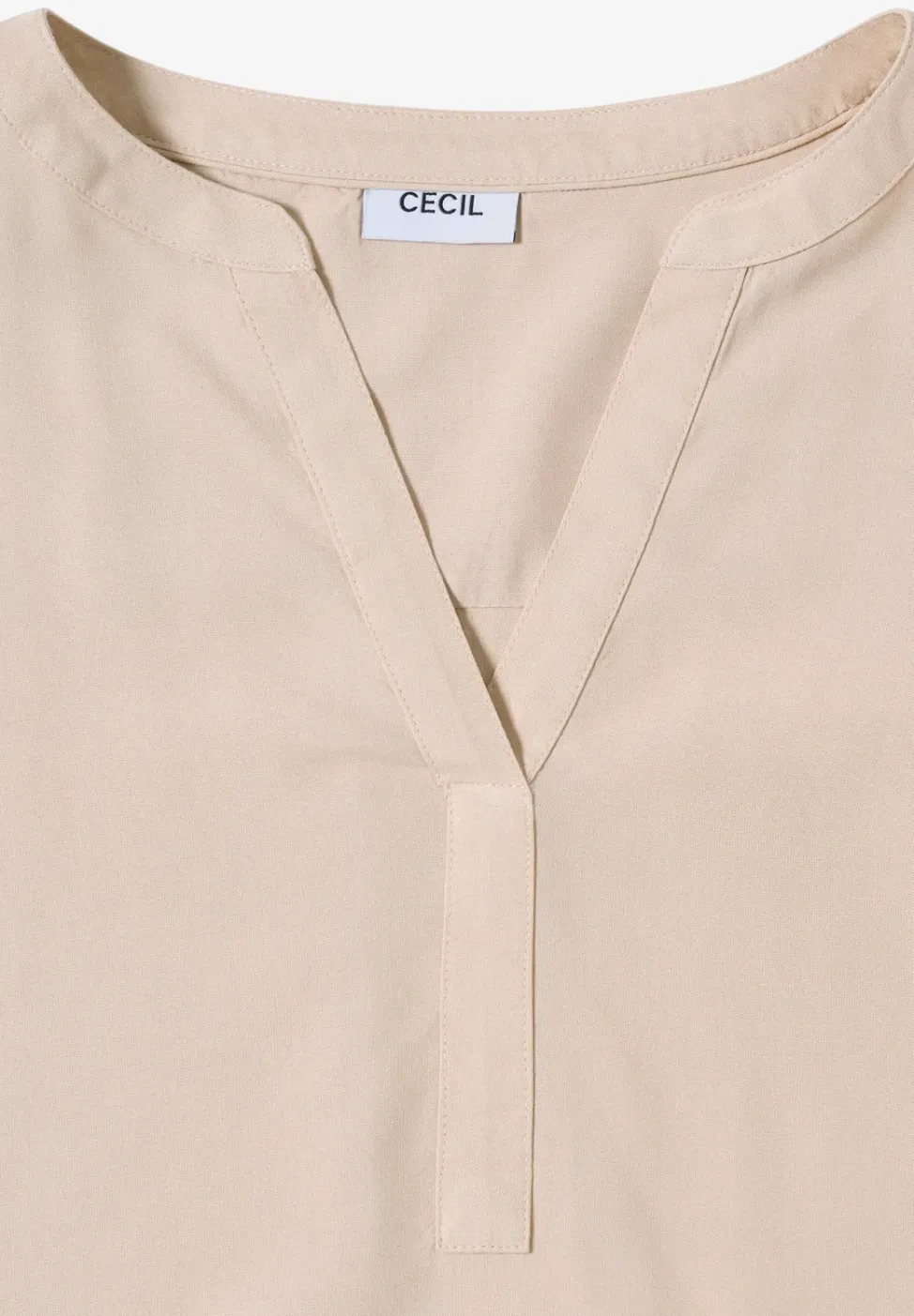Bluse in Unifarbe